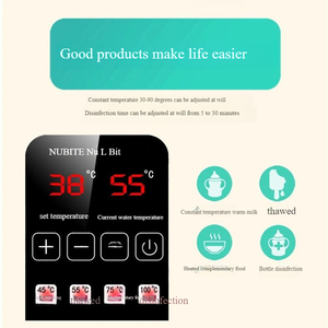 2-in-1スマート自動断熱ベビーボトルウォーマー & 滅菌器一定温度ミルク供給アマゾン用 - Product Image 2