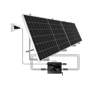 ระบบโซลาร์เซลล์ระเบียงขนาด 800W 1KW 2KW ชุดโซลาร์เซลล์ขนาดเล็กสำหรับบ้านแบบออฟกริด พร้อมแผงโซลาร์เซลล์ - Product Image 1