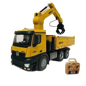 <span class=keywords><strong>Huina</strong></span>-camión volquete de aleación a escala 1569 1/14, camión volquete teledirigido de 2,4G, juguete de vehículo de ingeniería RC de 26 canales - Product Image 1