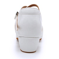 Chaussures de danse latine supérieures en microfibre pour enfants chaussures de danse Salsa confortables à la mode filles semelle intérieure en cuir de vachette