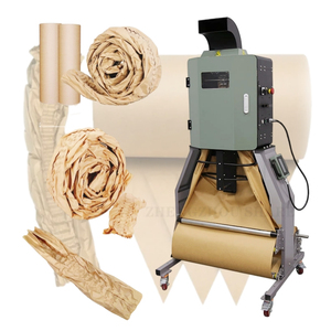 Machine automatique de fabrication de coussinets en papier alvéolé, machine de remplissage de vide en papier kraft, machine de fabrication de coussinets en papier de refroidissement - Product Image 1