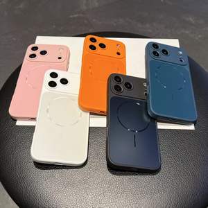 Funda de vidrio para iPhone 16 Pro Max que se convierte instantáneamente en una funda magnética dos en uno con película protectora para la lente 17. - Product Image 1