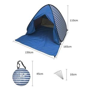 เต็นท์ชายหาดสำหรับครอบครัว กันแดด UV50 ศาลาพักผ่อนสำหรับตั้งแคมป์ เดินป่า ตกปลา น้ำหนักเบา พกพาสะดวก ระบายอากาศได้ดี และกันลม เต็นท์แบบป๊อปอัพ - Product Image 2