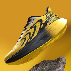 Zapatillas de Running Modernas con Entresuela de Espuma Gruesa Acolchada, Tejido Ventilado con Patrón Ondulado y Detalles en <span class=keywords><strong>Verde</strong></span> Menta para Entrenamiento en Carretera - Product Image 6