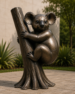 Escultura de Koala en Metal para Jardín, Césped, Patio y Decoración de Paisajes - Product Image 3
