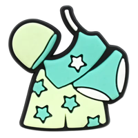 Patch souple DIY à thème animaux de dessin animé et natation, technique de colle goutte à goutte, options de couleurs personnalisées pour sacs, surfaces planes, décoration intérieure