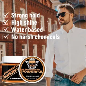 OEM/ODM Water Based Wave Pomade 360 Style Waves Hair Styling Wave Pomade For Men