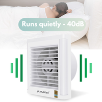 Ventilateur de ventilation électrique OEM 4-6 pouces à volet avant, petit ventilateur de salle de bain à fixation murale, extracteur de fumée pour cuisine et toilettes