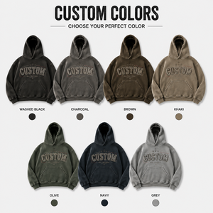 Sweat-shirt streetwear à capuche sans fermeture éclair personnalisé de haute qualité, fabricant de mode en gros - Product Image 2