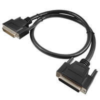 db25 câble moniteur 3ft sertir en plastique extension m/f série parallèle mâle à femelle impression db25 à db25 câble