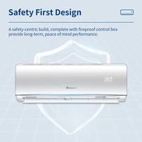 Precio de fábrica 220V 50HZ 9000btu No inversor 1 HP Refrigeración montada en la pared Solo Mini aire acondicionado dividido Aire acondicionado