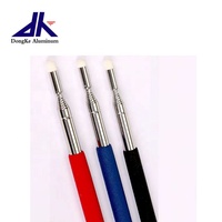 Pointeur de tableau blanc de tige d'enseignement pliante de poteau télescopique d'acier inoxydable avec le stylo de feutre