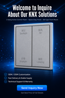 Interrupteur mural intelligent KNX pour le contrôle de l'éclairage des bureaux, des hôtels et des maisons, gestion des scènes, automatisation, gamme complète de modèles