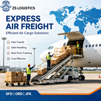 Transport Aérien Chine vers Espagne/France/Allemagne Service Porte-à-Porte Air+Camion DDP Express Fret ZS LOGISTICS Assurance Support 24/7