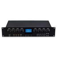 Penguat Audio Tianlai TL-JX600-8 8 Kanal untuk Rumah, Daya 400W, Kelas D