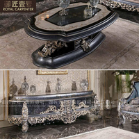 Ensemble de canapés en tissu sculpté en bois massif de style européen turc, luxe moderne pour la personnalisation de la maison, pour le salon de la villa de style palais français