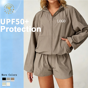 Conjunto de Sudadera <span class=keywords><strong>y</strong></span> Pantalones Deportivos de 2 Piezas, Estilo Urbano, Holgado, con Cierre, Transpirable, de Alta Calidad, para Mujer - Product Image 3