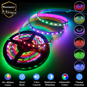 Tira de Luces LED RGB 5050 de Alta Densidad con Certificación CE, RoHS, SPI, 60, 72, 84, 96, 120 LED, para Retroiluminación de <span class=keywords><strong>TV</strong></span>, E-Sport, PCB de 10 mm, Longitud Personalizada, IP65, IP67, Resistente al Agua - Product Image 1