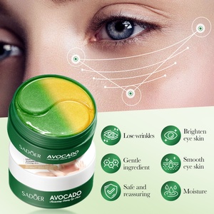 SADOER Parches de Mascarilla para Ojos Hidratantes y Reafirmantes de Aguacate 80g/60pcs Mejora las Ojeras Nutre la Piel del Contorno de Ojos Todo Tipo de Piel GMP - Product Image 3