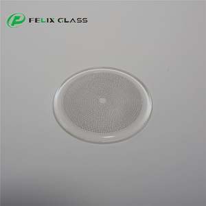 Lentilles optiques texturées en verre BK7 personnalisées FELIX GLASS avec revêtement antireflet OD120mm X T20mm à montage en surface - Product Image 2