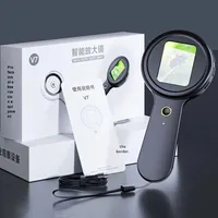 Hot V7 Handheld HD Digital Microscope Glass LED Illumination for Electronic Identification Repair Inspection Screen Magnifier