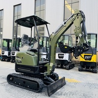 Mini-excavatrice sur chenilles hydraulique neuve de 1,5 tonne, vente en gros en Chine