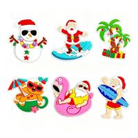 HY Wholesale Nouveauté 2026 Breloques en caoutchouc pour sabots, Breloques de Noël pour chaussures, Thème Noël Insulaire, Accessoires et décorations pour toutes les chaussures