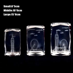 Promotional <b>Creative</b> <b>Gift</b> Souvenir 3D Inner Laser Engraving Crystal Ornaments Crafts With Custom Logo - Product Image 2