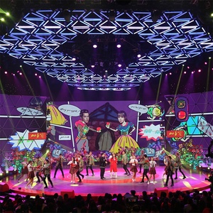 Tubo de luz LED RGB para concierto, grúa de elevación triangular, cabrestante cinético, DMX - Product Image 6