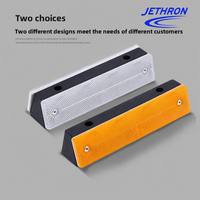 Delineateurs réfléchissants rectangulaires double face en fer galvanisé et plastique pour marquage routier et de voies de circulation