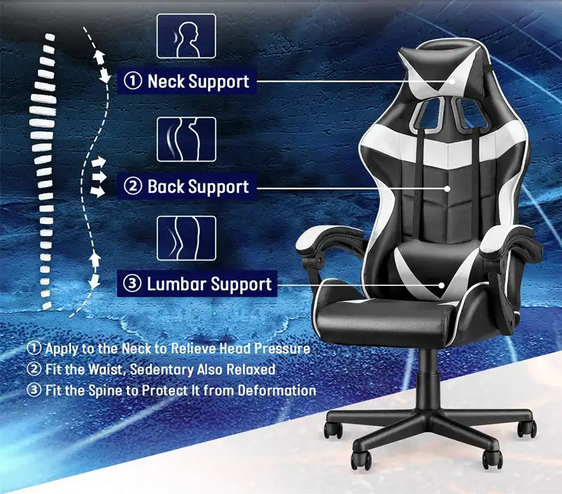 ייצור סיטונאי מחשב משחקי כיסא אופנה ארגונומי משרד יו"ר חדש עיצוב כורסת כיסאות למכירה
