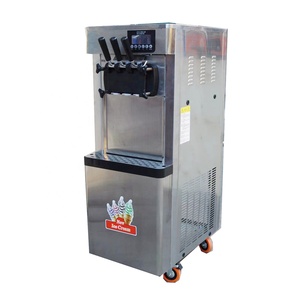 Máquina para hacer helados automática comercial de 2200W, tolvas dobles de 20-28L/H de 20-28L, nueva producción suave, harina de agua y leche de fruta - Product Image 2