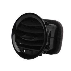 Round Car Air Conditioning Vent Black Adjustable For Vauxhall Adam Corsa <b>D</b> 2007-2015 <b>Models</b> Part F08240 - Product Image 1