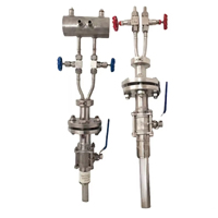 Flow meter tekanan diferensial industri dengan probe Pitot untuk gas cairan dan uap pipa besar Veliba Anuba
