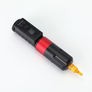 เครื่องสักโรตารี่ไร้สายแบบปากกา แบตเตอรี่ในตัว พร้อมเข็มสักแบบตลับสำหรับมืออาชีพ - Product Image 2