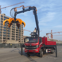 Grue de camion à grappin pour ferraille, capacité de levage 4500 kg, en acier, en promotion