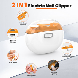 Electric <b>Nail</b> Clipper 2 In 1 With Grinding Portable Usb Charging For Kids And Adults - Product Image 4