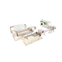 Línea de Producción de Máquina Cortadora y Empacadora de Rollos de Papel Higiénico, Modelo 3000, Totalmente Automática, con Caja de Cambios Controlada por PLC y Motor