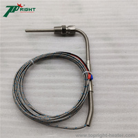 Thermocouple de type K Capteur de température de type K en forme de L avec diamètre de la sonde de 5 mm