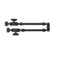 Support de fixation multi-articulations réglable pour bureau, idéal pour smartphone, microphone, caméra et prise de vue zénithale