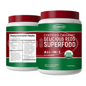 Healthife食品グレードオーガニックレッドキャロットビート根粉天然レッズミックススーパーフードパウダー - Product Image 3