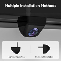 Caméra de recul pour véhicule AHD 1080P, vision nocturne IP69K, 170° °   Caméra de recul/avant universelle à grand angle avec boîtier métallique