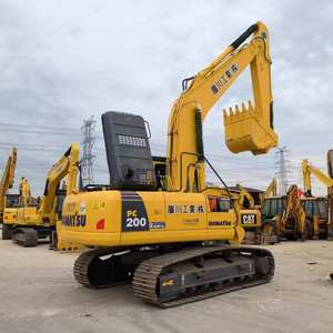 Excavadora de orugas Komatsu usada, máquina excavadora de 20 toneladas, de segunda mano japonesa, precio barato, motor de componentes básicos, Modelo 2020 - Product Image 1