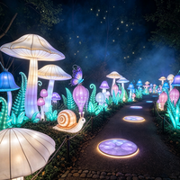 Komplettlösung für ein beeindruckendes Traumwald- und Pilzlaternenfestival-Projekt mit individuellem Design und weltweitem Installationsservice