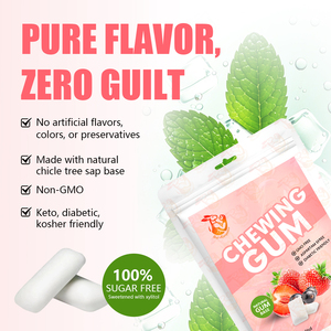 OEM ODM Chewing <b>Gum</b> with Sodium Sweet Bubble Candy Confectionery in Cheap Factory-Best Bottle Packaging <b>Gum</b> - Product Image 3