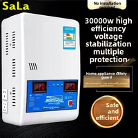 Stabilisateur de tension automatique monophasé 220V 20000W, régulateur de puissance AC à très basse tension, pour climatiseur domestique, haute puissance, en métal