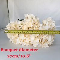 Z-0232 Bunga Buatan Cantik Berwarna-warni, Bunga Hydrangea Sutra Buatan yang Lebat
