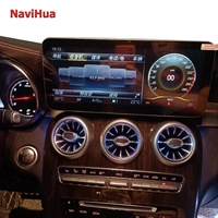 NaviHua Pantalla GPS para Auto Android de 12.3'' con Carplay Inalámbrico y Radio para Mercedes Benz Clase C W205 GLC X253 2015 2018, Estéreo para Auto