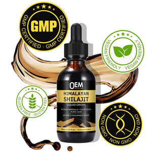 Usine Shilajit Drops Supplément Shilajit Résine Liquide Gouttes 85 + Trace Minerals Complexe avec Ashwagandha Curcuma Ginseng Chaga - Product Image 6