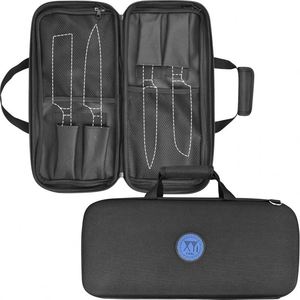Échantillon gratuit : Sac à dos de chef avec étui à couteaux, ensemble de couteaux de chef professionnels, sac de rangement pour couteaux avec 12 + 23 emplacements - Product Image 1